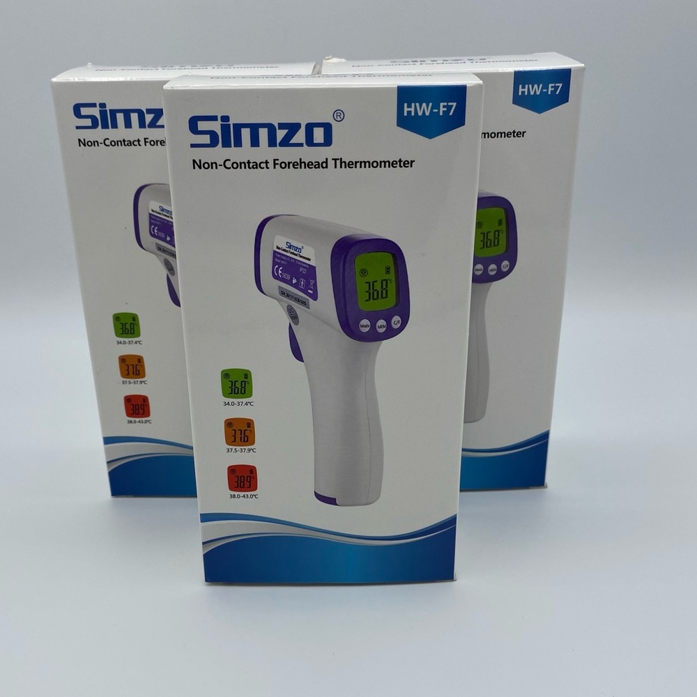 Simzo Digital Thermometer San Jamar THDG986 Non Contact Infrared HW F7 Open Box